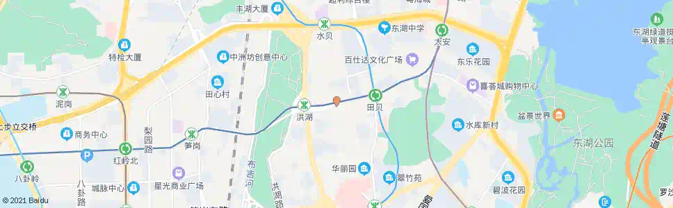 深圳田贝四路_公交站地图_深圳公交_妙搜公交查询2024