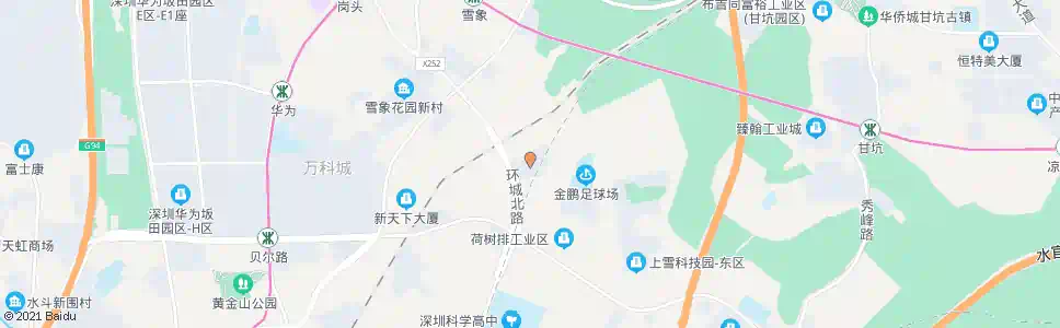 深圳上雪村总站_公交站地图_深圳公交_妙搜公交查询2024