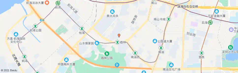 深圳南山村_公交站地图_深圳公交_妙搜公交查询2024