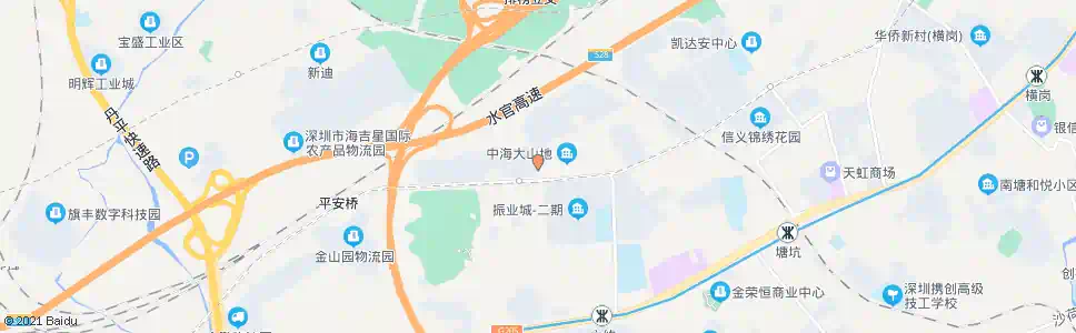 深圳六约新村东_公交站地图_深圳公交_妙搜公交查询2024