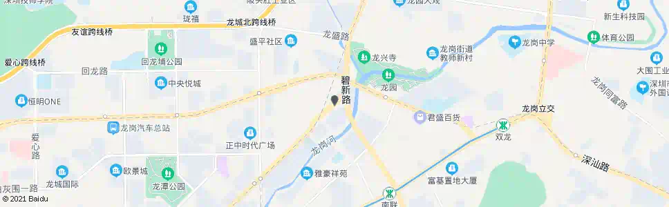 深圳盛龙路口_公交站地图_深圳公交_妙搜公交查询2024