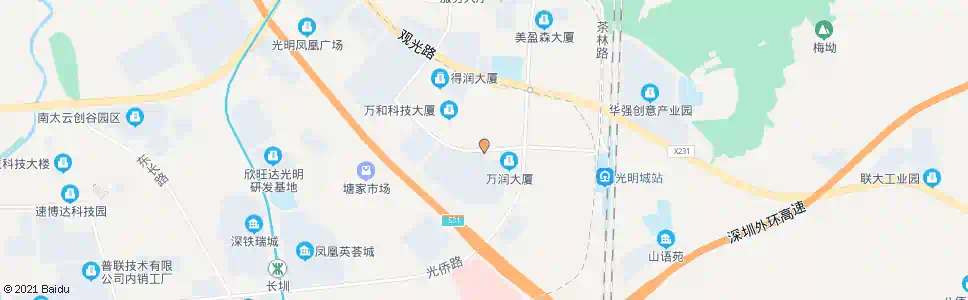 深圳东江科技园_公交站地图_深圳公交_妙搜公交查询2024