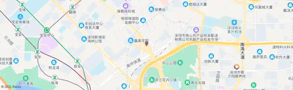 深圳深南北环立交_公交站地图_深圳公交_妙搜公交查询2024