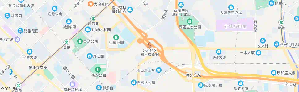 深圳同乐检查站_公交站地图_深圳公交_妙搜公交查询2024