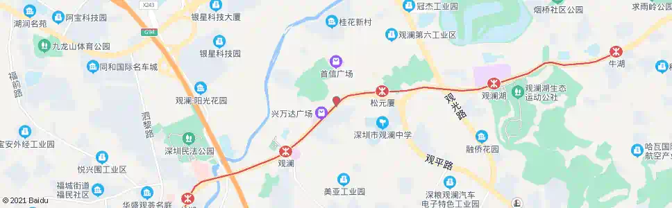 深圳岗头村_公交站地图_深圳公交_妙搜公交查询2024