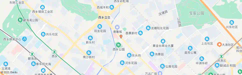 深圳宝安中心医院_公交站地图_深圳公交_妙搜公交查询2024