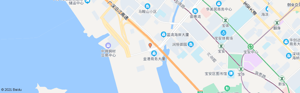 深圳大铲湾口岸大楼_公交站地图_深圳公交_妙搜公交查询2024