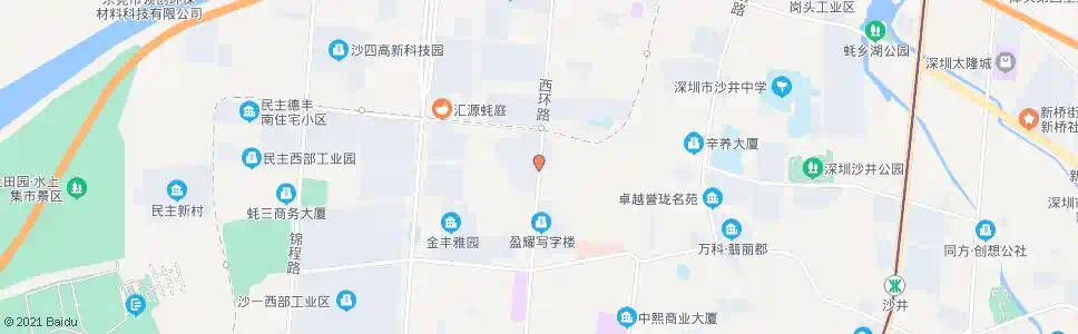 深圳西环沙二新村_公交站地图_深圳公交_妙搜公交查询2024