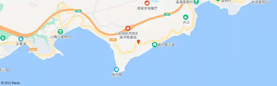 深圳华侨墓园西_公交站地图_深圳公交_妙搜公交查询2024