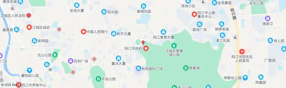 阳江县保健院_公交站地图_阳江公交_妙搜公交查询2024