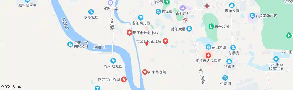 阳江第一市场_公交站地图_阳江公交_妙搜公交查询2024