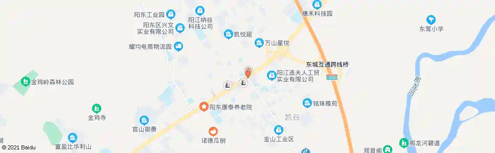 阳江阳东民营工业园_公交站地图_阳江公交_妙搜公交查询2024