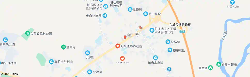 阳江羽威羽绒_公交站地图_阳江公交_妙搜公交查询2024