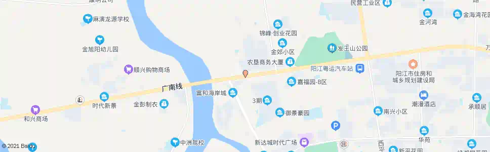 阳江金郊批发市场_公交站地图_阳江公交_妙搜公交查询2024