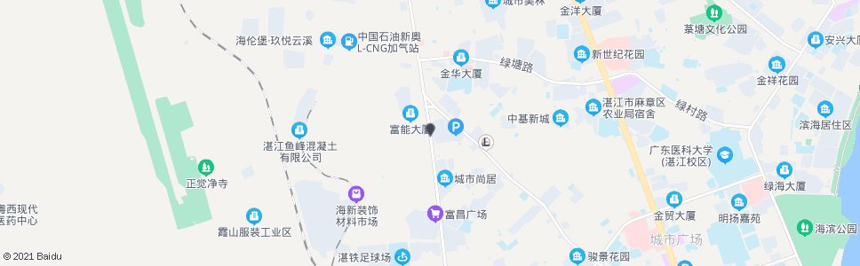 湛江新园路北_公交站地图_湛江公交_妙搜公交查询2024