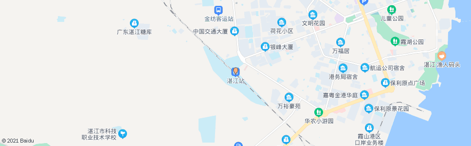 湛江方兴村_公交站地图_湛江公交_妙搜公交查询2024