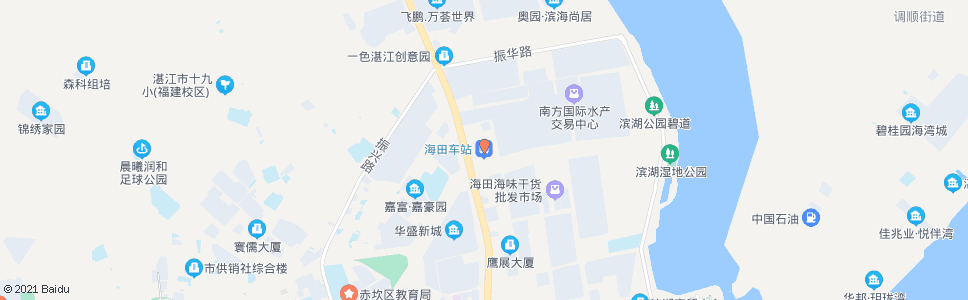 湛江海田车站_公交站地图_湛江公交_妙搜公交查询2024