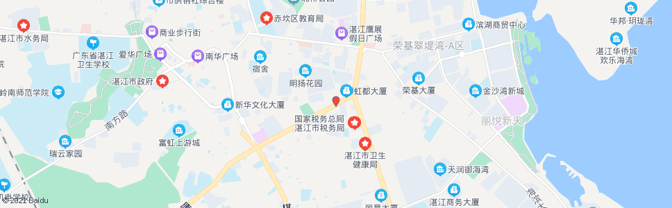 湛江康顺大厦_公交站地图_湛江公交_妙搜公交查询2024