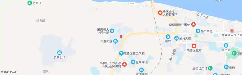 肇庆高要交警大队_公交站地图_肇庆公交_妙搜公交查询2024