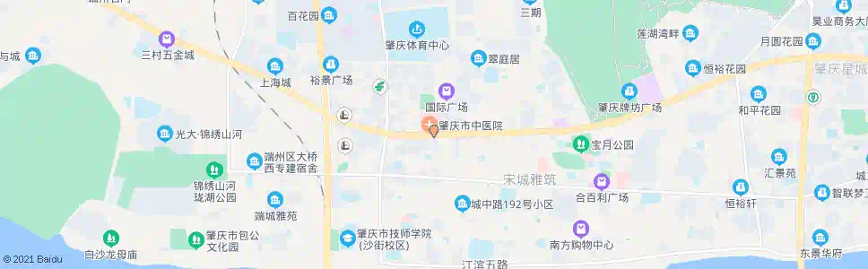 肇庆市中医院_公交站地图_肇庆公交_妙搜公交查询2024