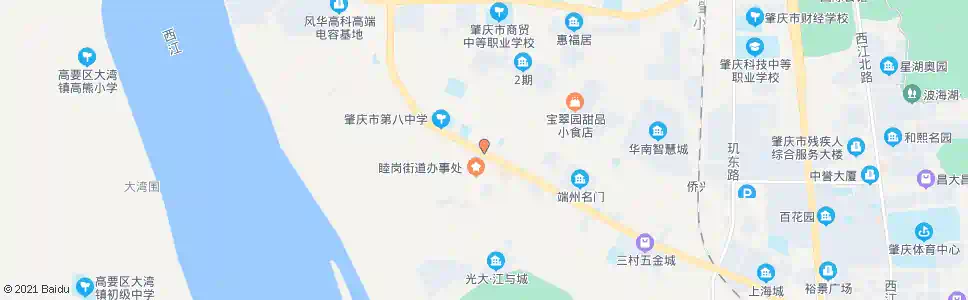 肇庆河南工商所_公交站地图_肇庆公交_妙搜公交查询2024