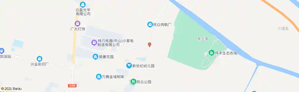 中山新伦_公交站地图_中山公交_妙搜公交查询2024