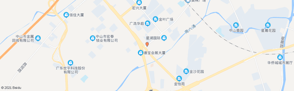 中山沙朗市场(G105)_公交站地图_中山公交_妙搜公交查询2024