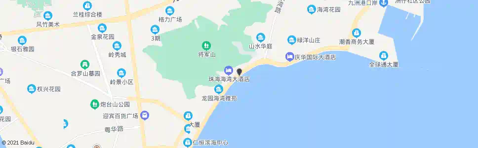 珠海情侣南路南_公交站地图_珠海公交_妙搜公交查询2024