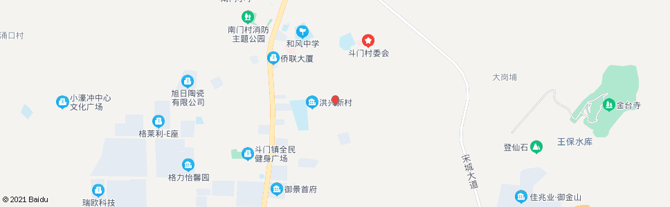 珠海斗门村_公交站地图_珠海公交_妙搜公交查询2024