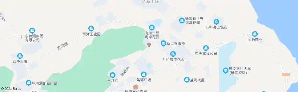 珠海金都大厦_公交站地图_珠海公交_妙搜公交查询2024