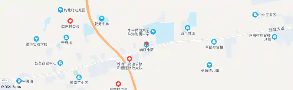 珠海南旺小区(珠峰大道)_公交站地图_珠海公交_妙搜公交查询2024