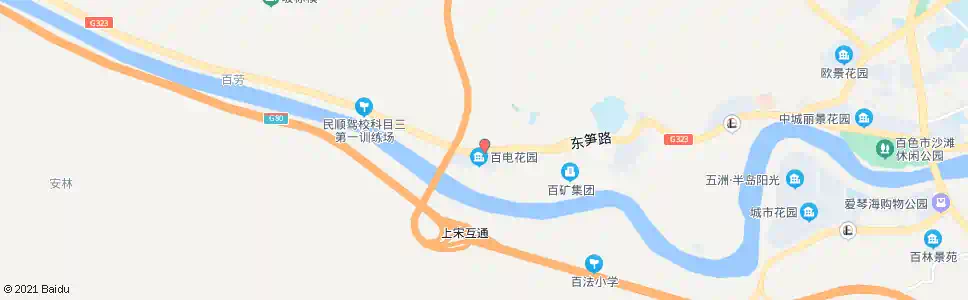 百色电机厂宿舍_公交站地图_百色公交_妙搜公交查询2024