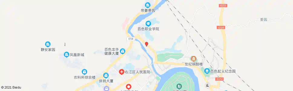 百色鹅城卫生院_公交站地图_百色公交_妙搜公交查询2024