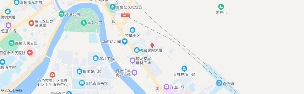 百色市委干部培训中心_公交站地图_百色公交_妙搜公交查询2024