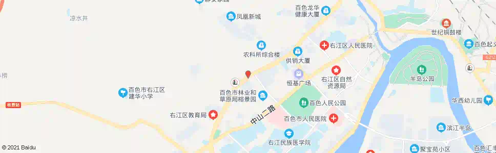 百色城北二路_公交站地图_百色公交_妙搜公交查询2024