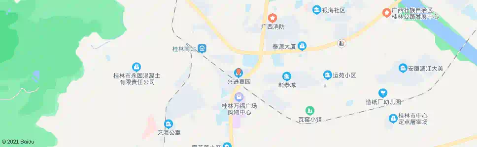 桂林兴进嘉园_公交站地图_桂林公交_妙搜公交查询2024