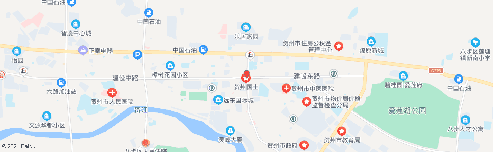 贺州建设银行_公交站地图_贺州公交_妙搜公交查询2024