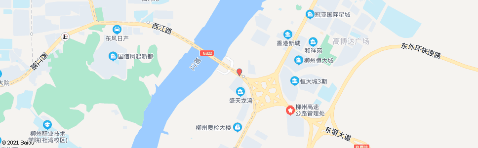 柳州四桥东_公交站地图_柳州公交_妙搜公交查询2024