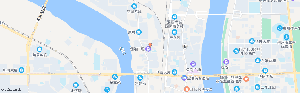 柳州新园小居_公交站地图_柳州公交_妙搜公交查询2024