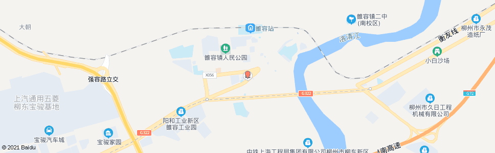 柳州雒容加油站_公交站地图_柳州公交_妙搜公交查询2024