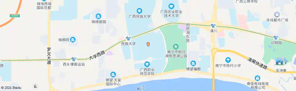 南宁广西机电职业技术学院_公交站地图_南宁公交_妙搜公交查询2024