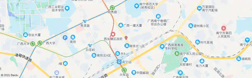 南宁友爱南棉路口_公交站地图_南宁公交_妙搜公交查询2024