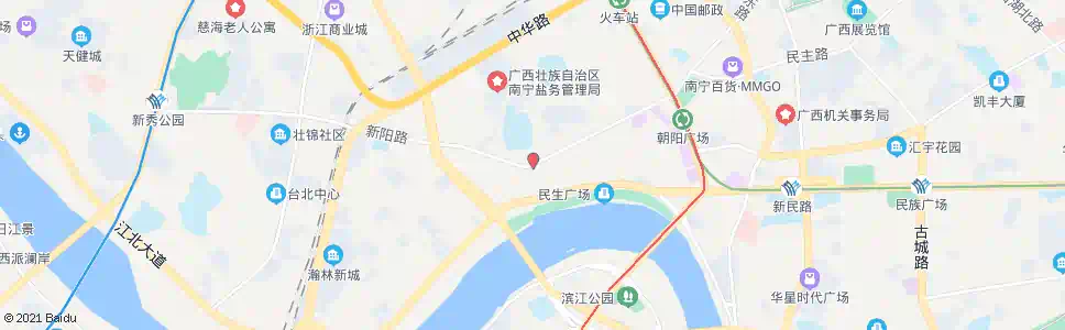 南宁人民永宁路口_公交站地图_南宁公交_妙搜公交查询2024