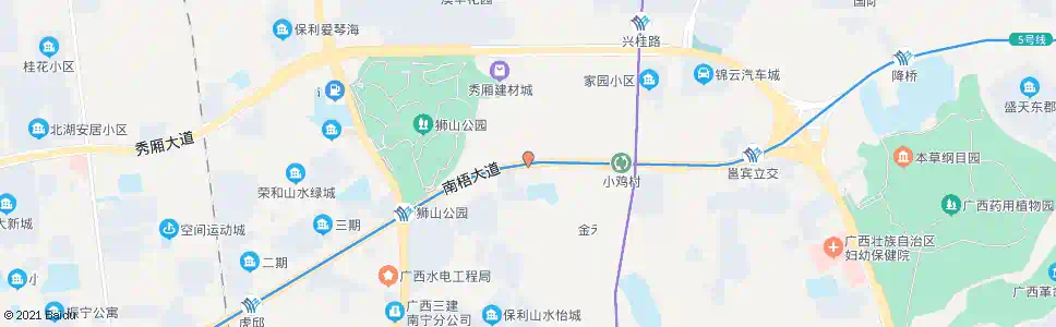 南宁沙江桥_公交站地图_南宁公交_妙搜公交查询2024