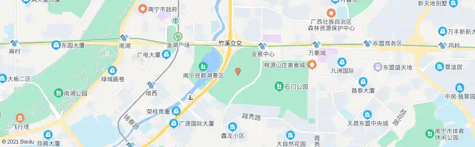 南宁会展中心站_公交站地图_南宁公交_妙搜公交查询2024