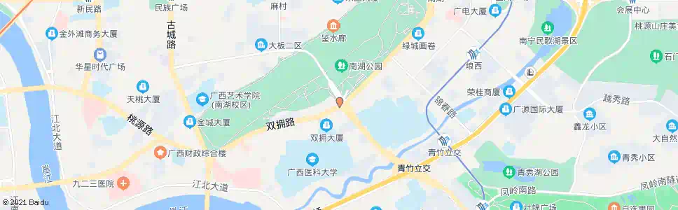 南宁双拥青山路口_公交站地图_南宁公交_妙搜公交查询2024