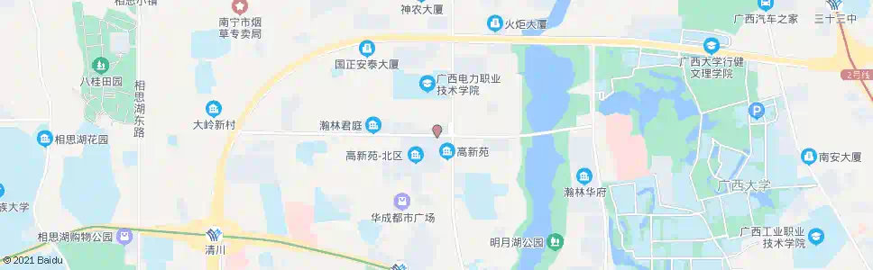 南宁科园科德路口_公交站地图_南宁公交_妙搜公交查询2024