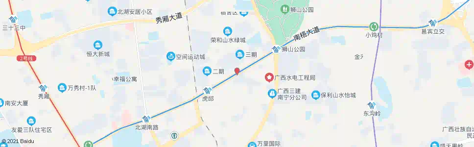 南宁明秀市场_公交站地图_南宁公交_妙搜公交查询2024