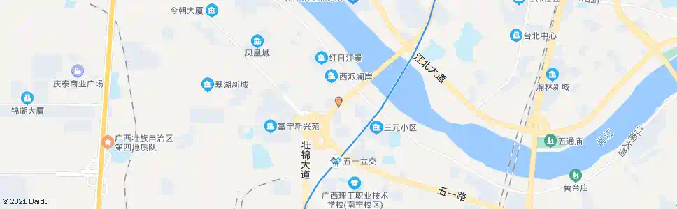 南宁中兴桥南_公交站地图_南宁公交_妙搜公交查询2024