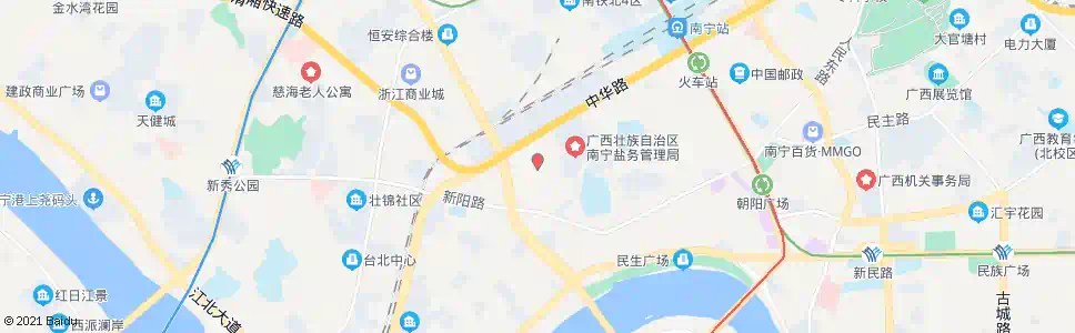 南宁华西北大路口_公交站地图_南宁公交_妙搜公交查询2024